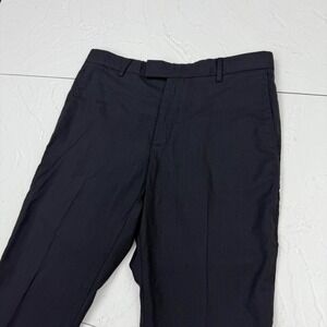 Vintage RAF SIMONS AW 08-09 Black Pinstripe Trousers Size 48 (Fits 30" waist)